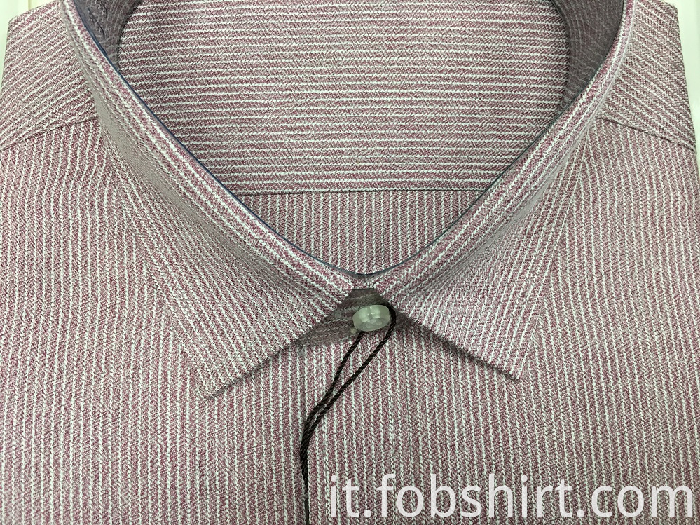 Cotton Yarn Dyed Fabric Men Shirts